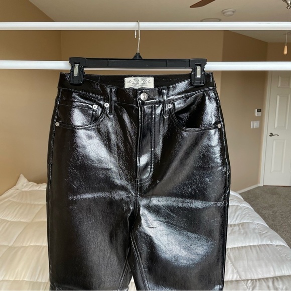 Free People Liquid Black High Waist Pants - Picture 14 of 14
